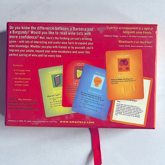 Wine Trivia Game and Wine Snob Book Set/2 - NWOT - Picture 3 of 10